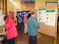 Visitors to the exhibition