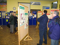 Visitors to the exhibition
